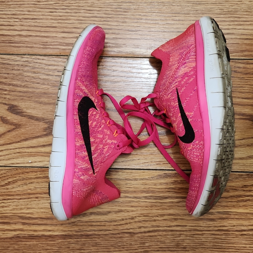 NIKE free 4.0 flyknit woman sneaker size 7 - Picture 4 of 10